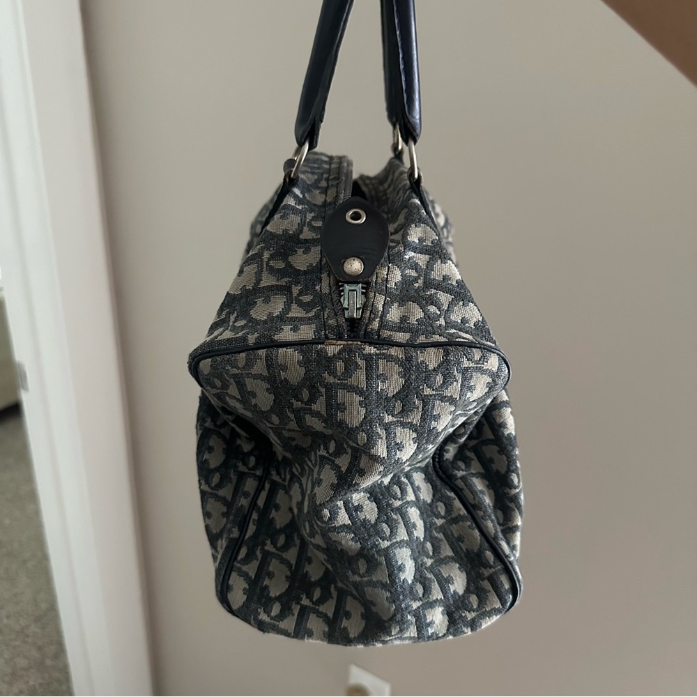 Vintage Dior Navy Blue Boston Bag - Picture 6 of 10